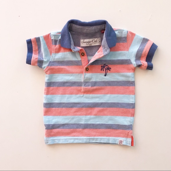 Sovereign Code Striped Polo Shirt - Picture 1 of 7